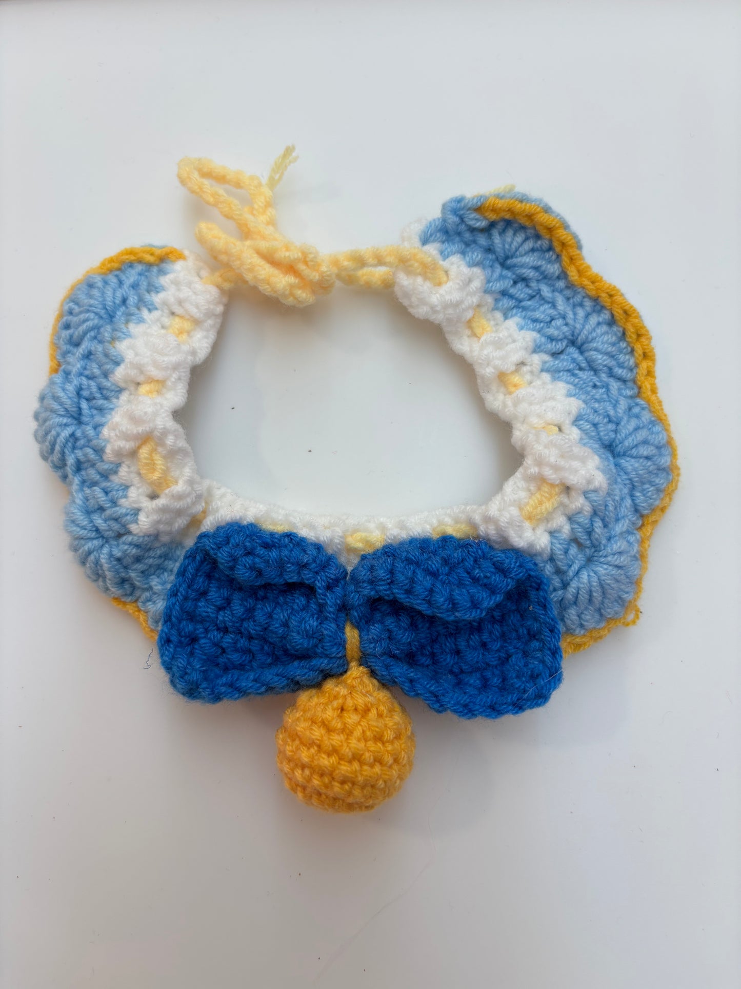 Handmade Crochet Pet Collar – Adorable and Adjustable