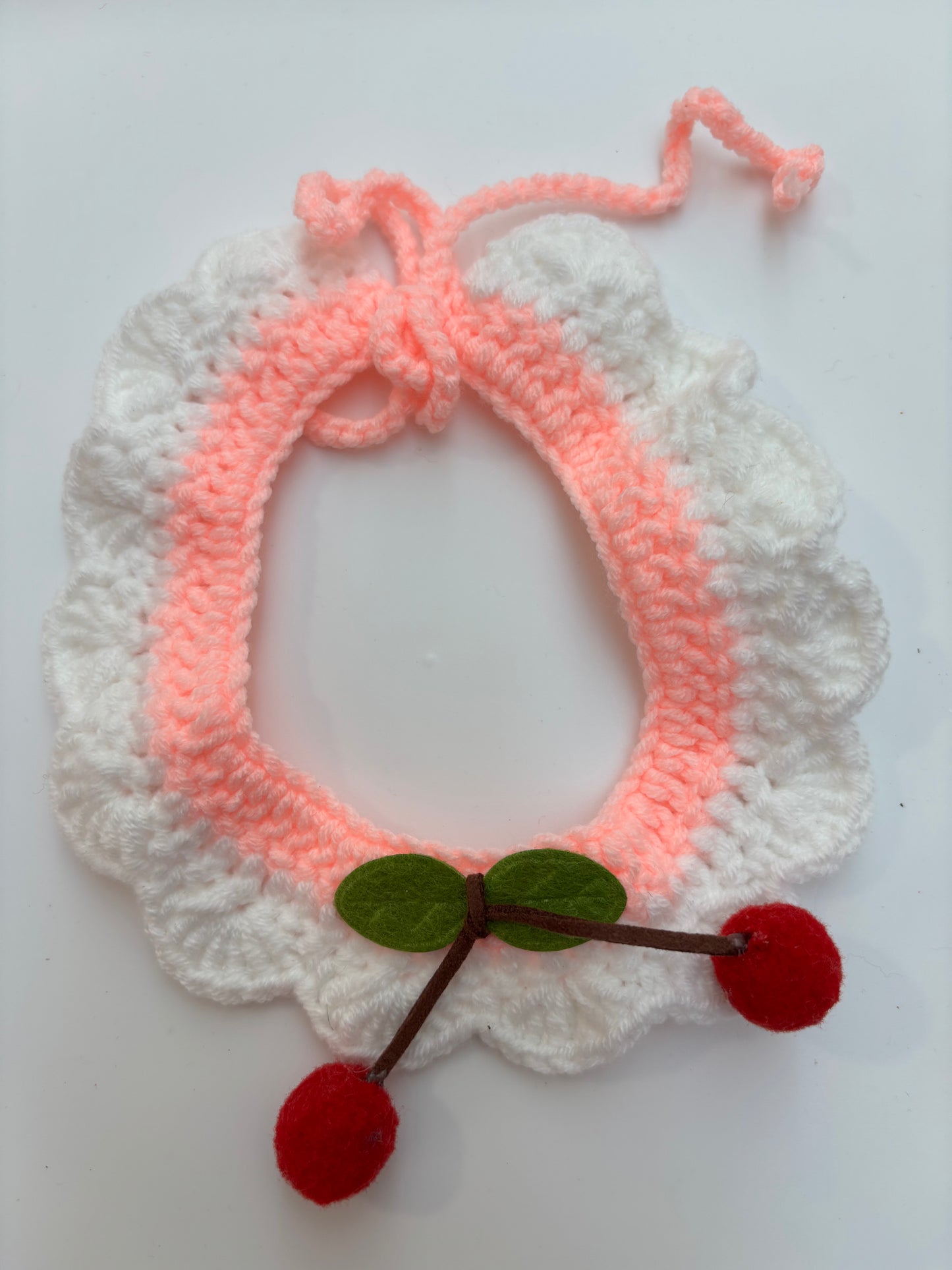 Handmade Crochet Pet Collar – Adorable and Adjustable