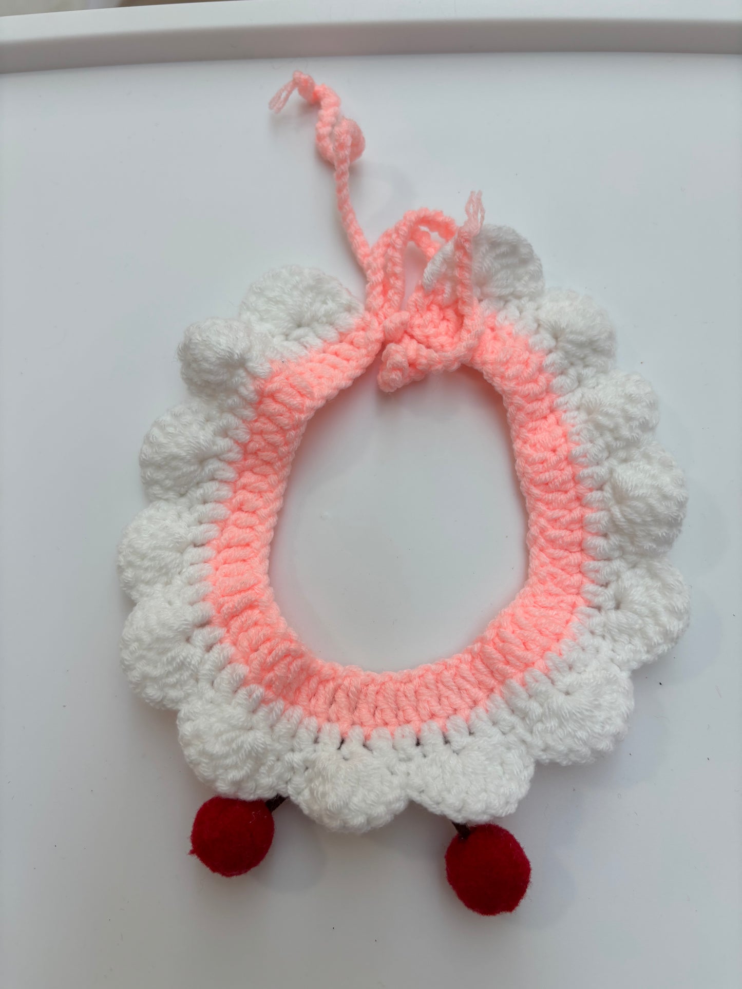 Handmade Crochet Pet Collar – Adorable and Adjustable