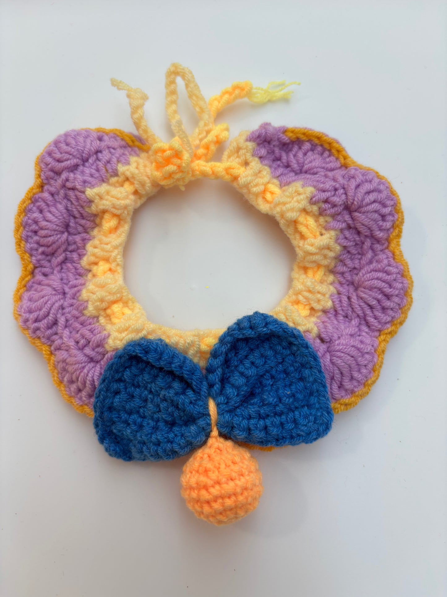 Handmade Crochet Pet Collar – Adorable and Adjustable