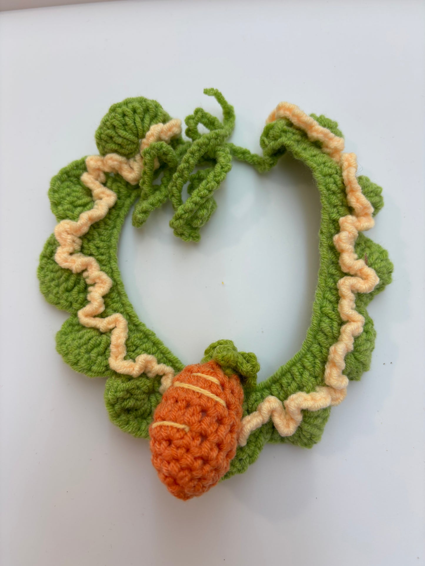 Handmade Crochet Pet Collar – Adorable and Adjustable