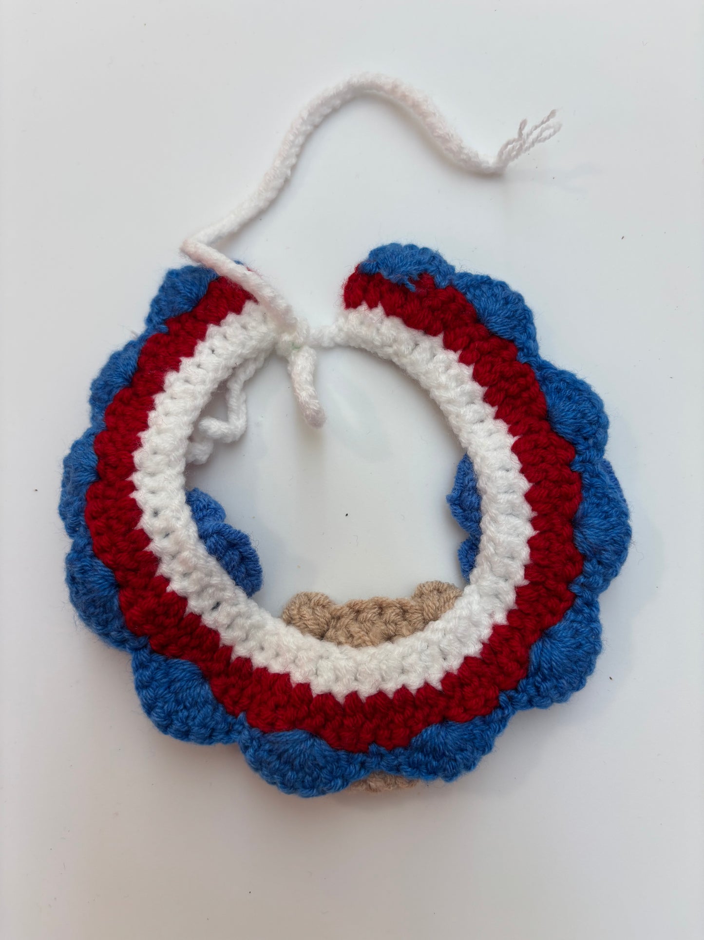 Handmade Crochet Pet Collar – Adorable and Adjustable