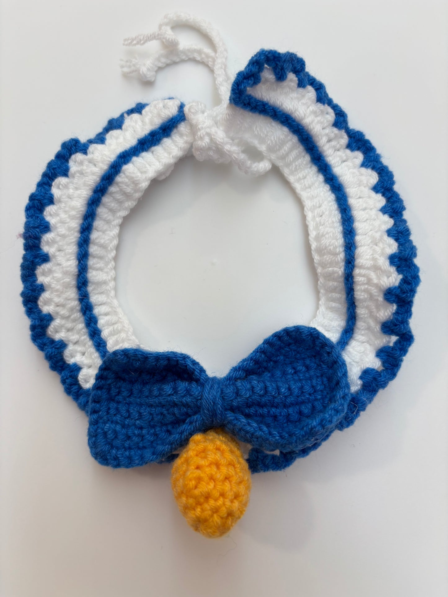 Handmade Crochet Pet Collar – Adorable and Adjustable