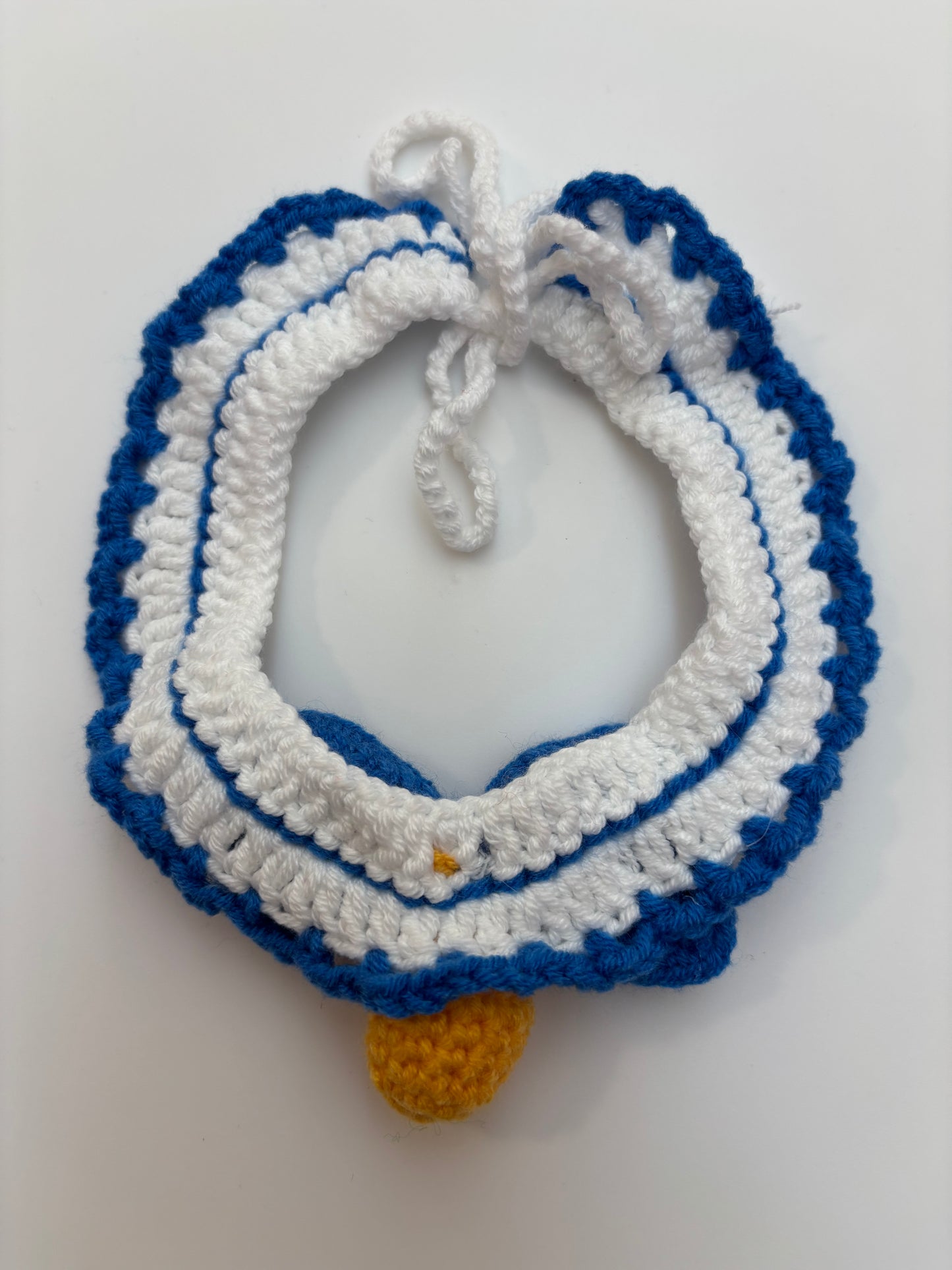 Handmade Crochet Pet Collar – Adorable and Adjustable
