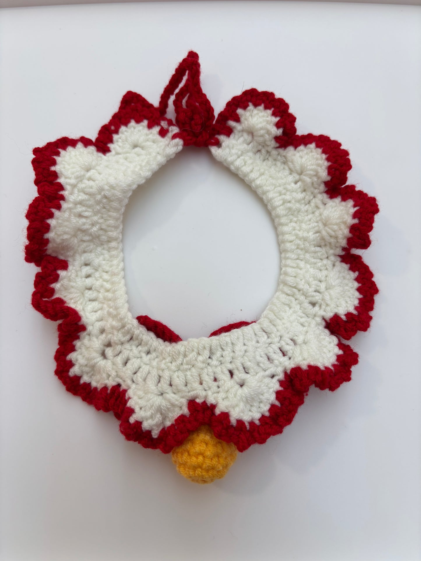 Handmade Crochet Pet Collar – Adorable and Adjustable