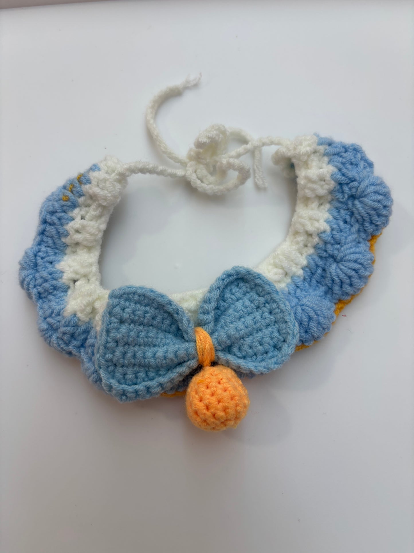 Handmade Crochet Pet Collar – Adorable and Adjustable