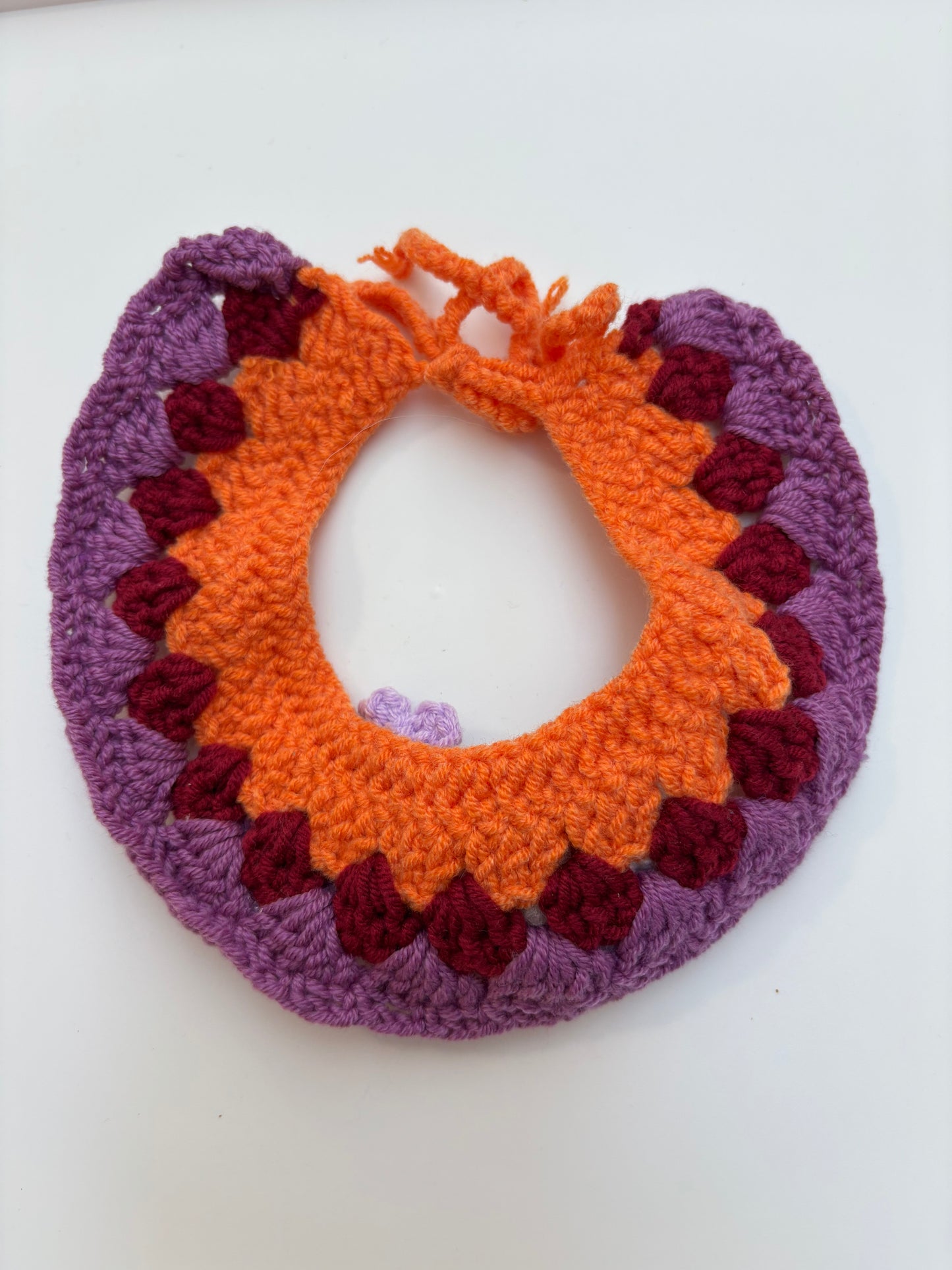 Handmade Crochet Pet Collar – Adorable and Adjustable