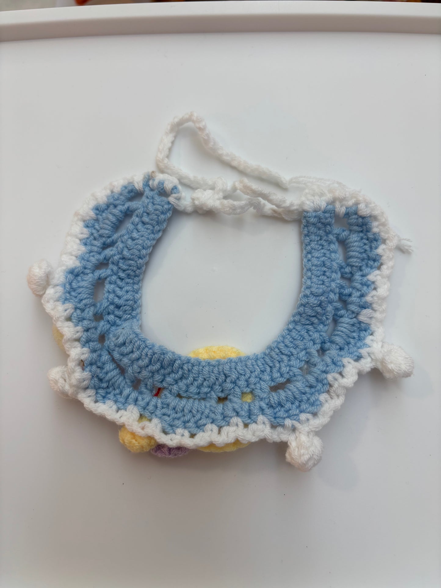 Handmade Crochet Pet Collar – Adorable and Adjustable