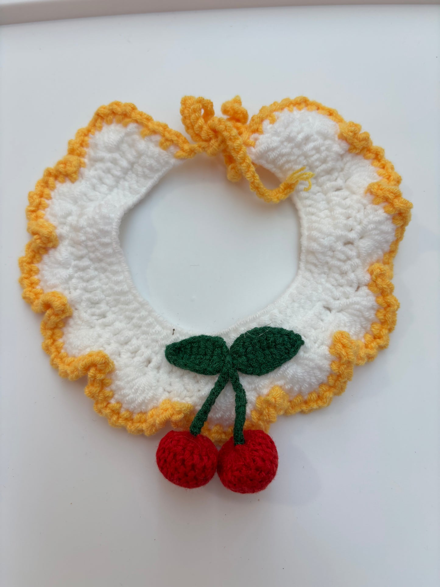 Handmade Crochet Pet Collar – Adorable and Adjustable