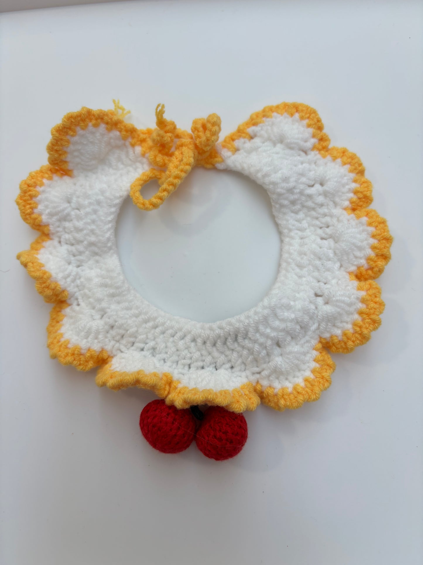 Handmade Crochet Pet Collar – Adorable and Adjustable