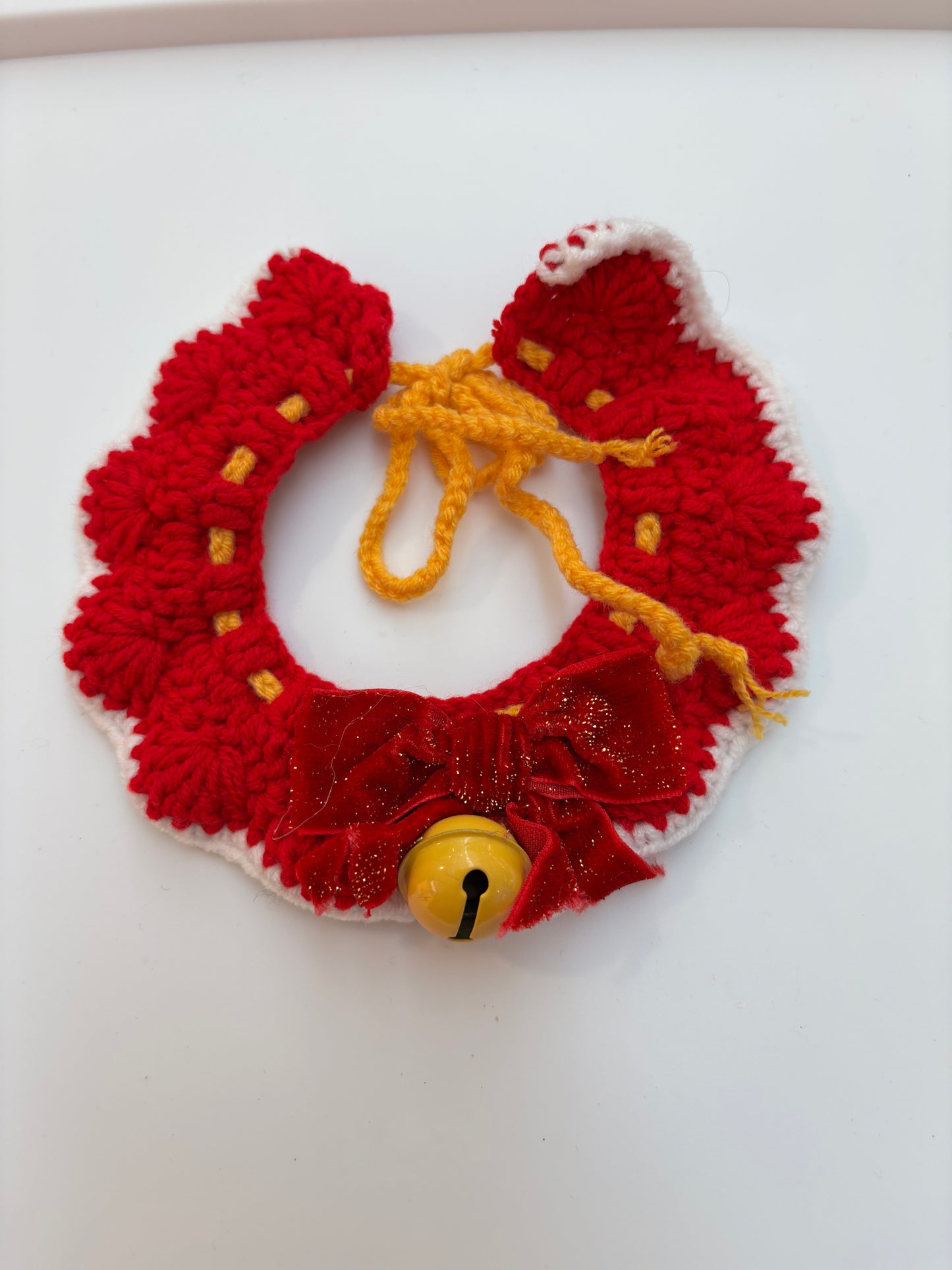 Handmade Crochet Pet Collar – Adorable and Adjustable