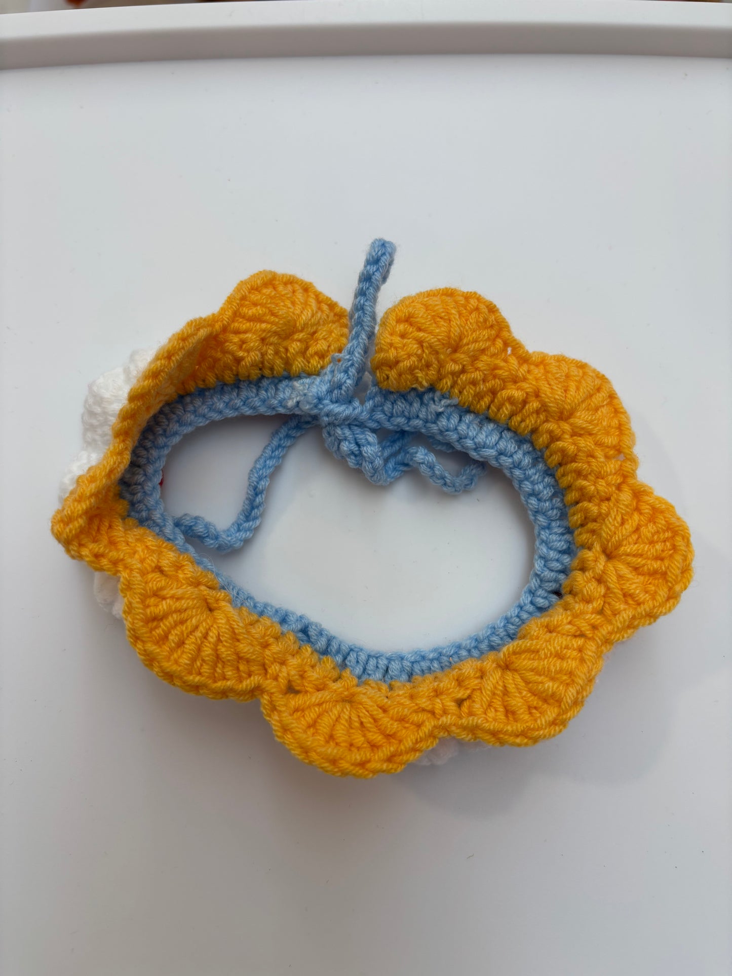 Handmade Crochet Pet Collar – Adorable and Adjustable