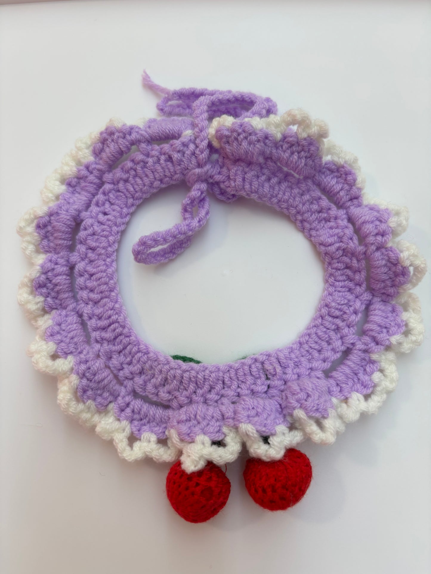 Handmade Crochet Pet Collar – Adorable and Adjustable