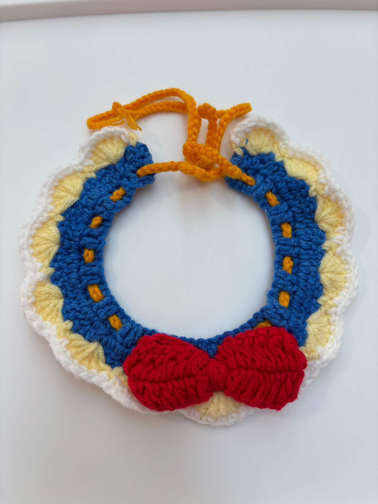 Handmade Crochet Pet Collar – Adorable and Adjustable