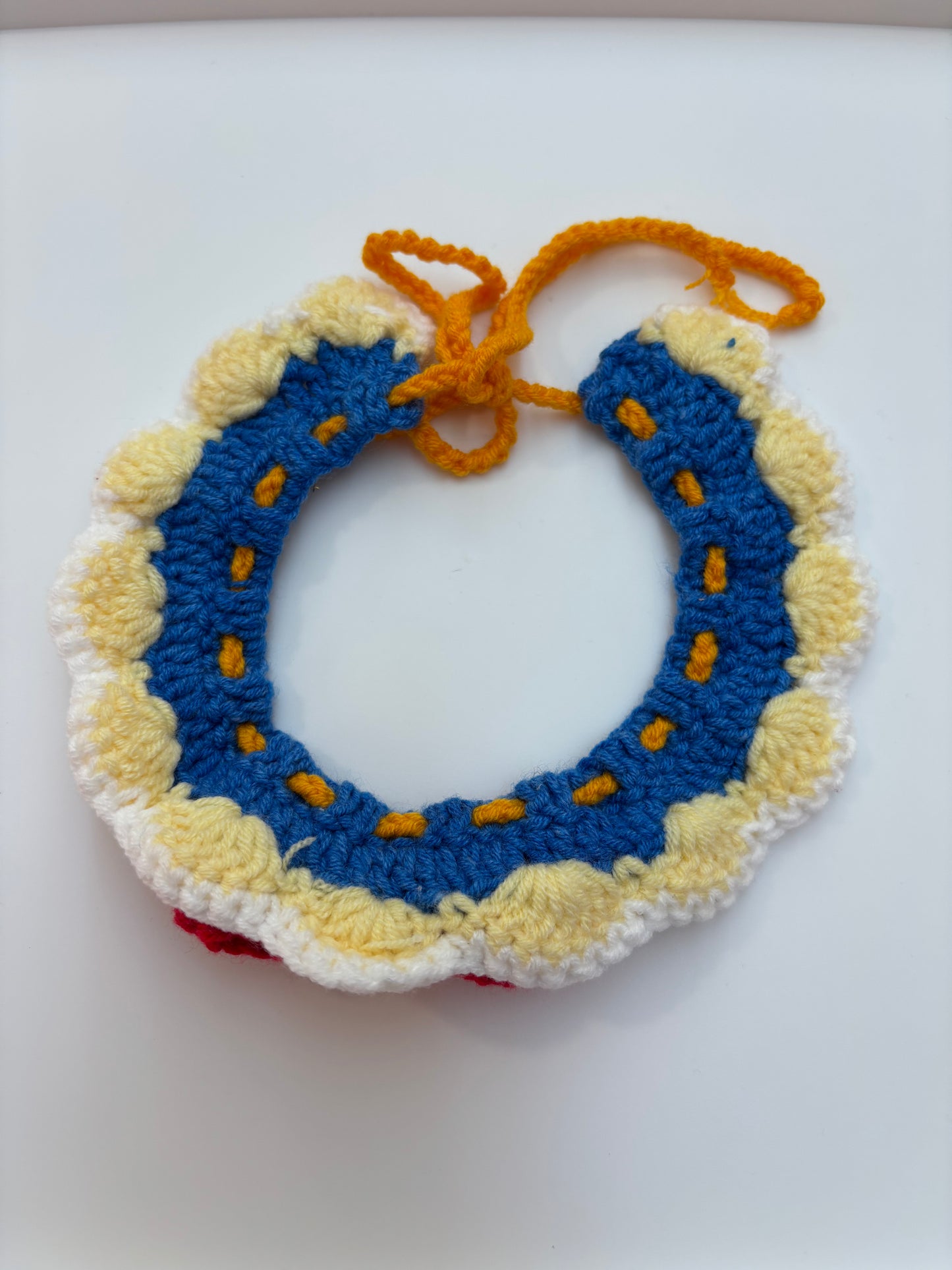 Handmade Crochet Pet Collar – Adorable and Adjustable