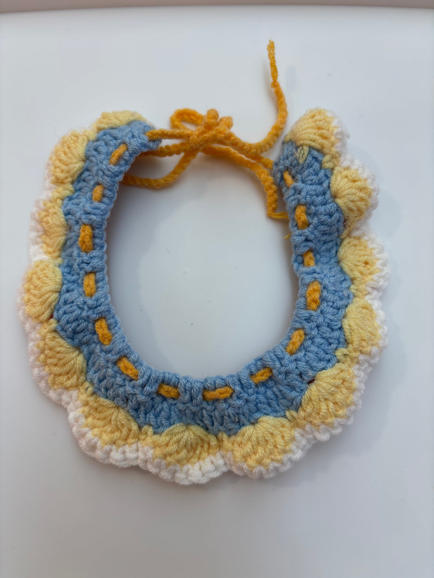 Handmade Crochet Pet Collar – Adorable and Adjustable