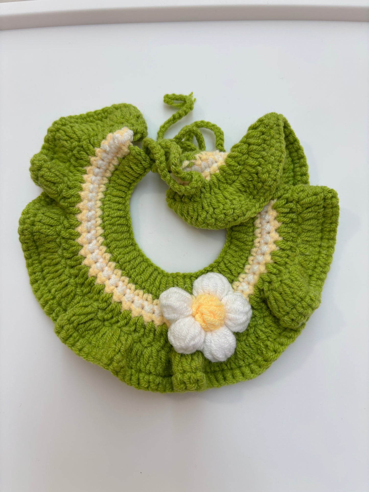 Handmade Crochet Pet Collar – Adorable and Adjustable