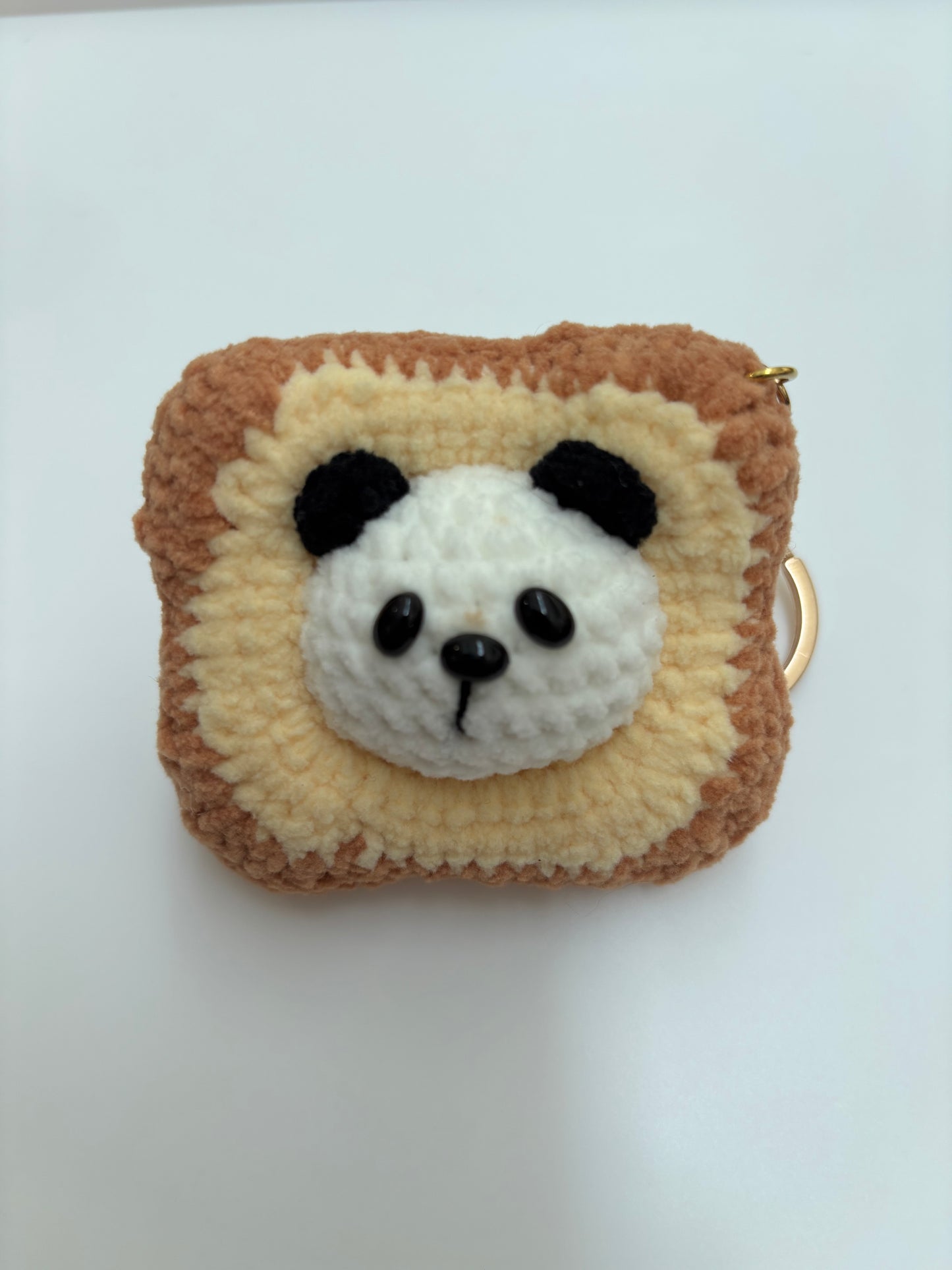 Crochet Animal Keychain - Cute Bread Design
