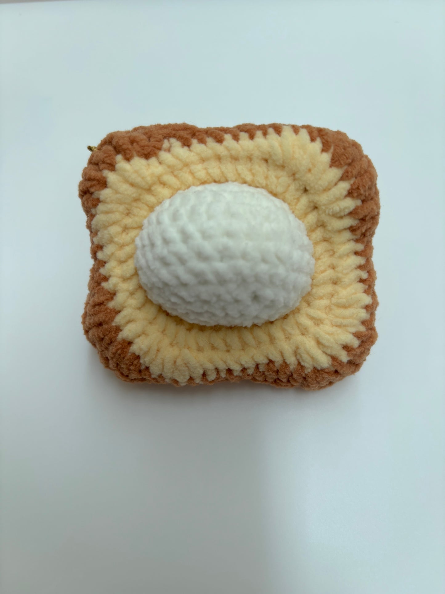 Crochet Animal Keychain - Cute Bread Design