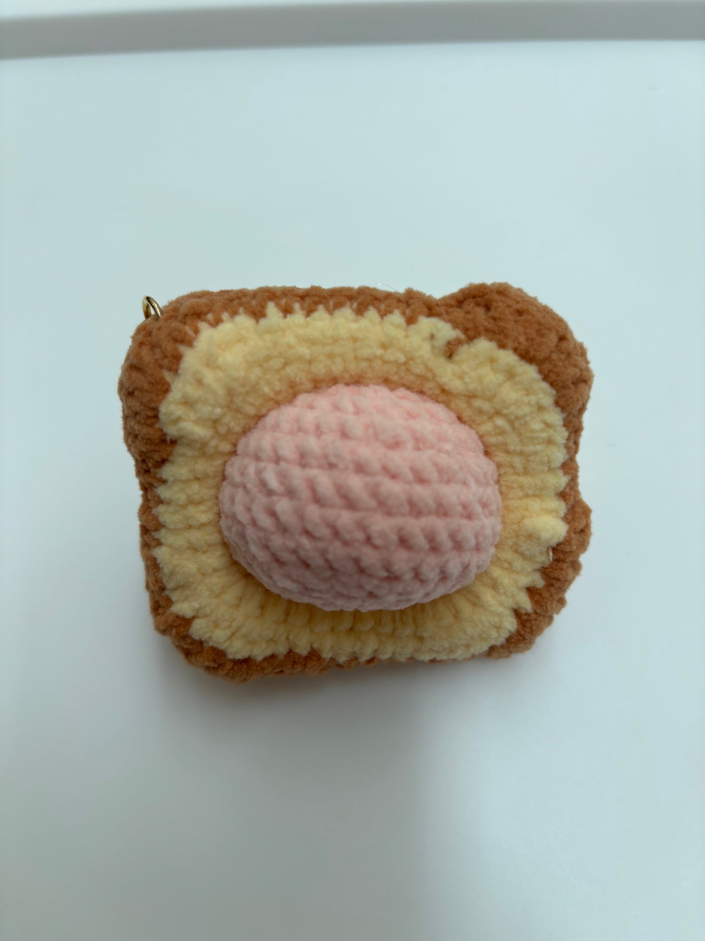 Crochet Animal Keychain - Cute Bread Design