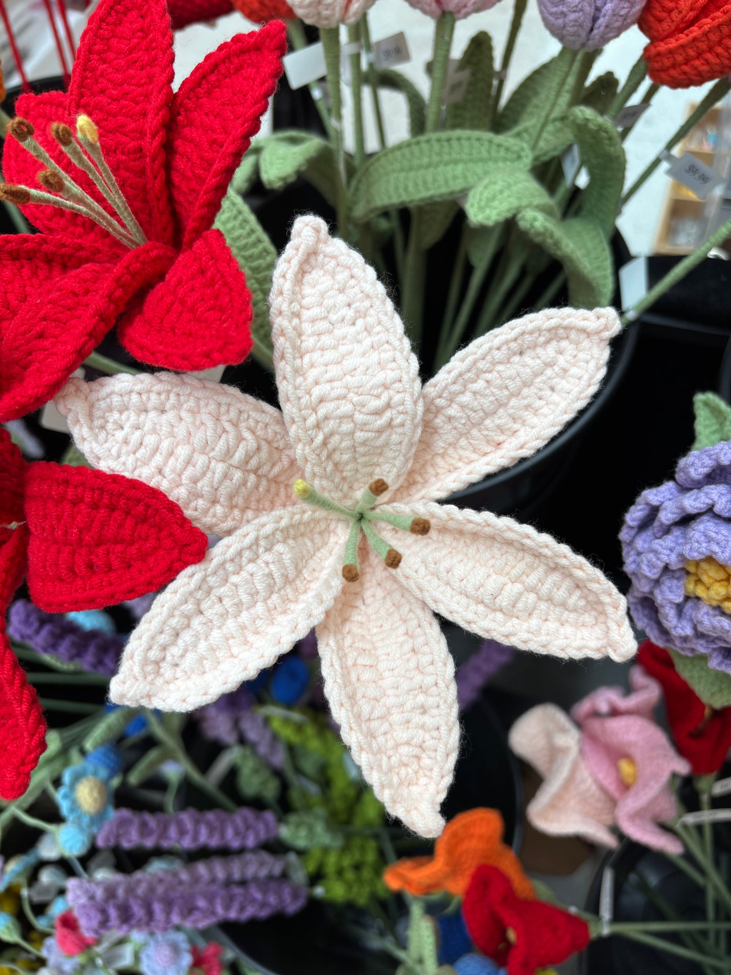 Handmade Crochet Lily Flowers