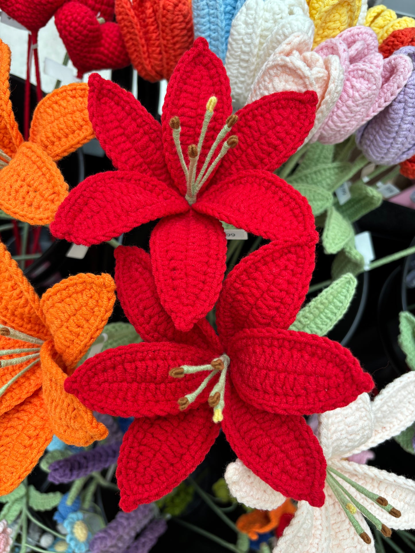 Handmade Crochet Lily Flowers