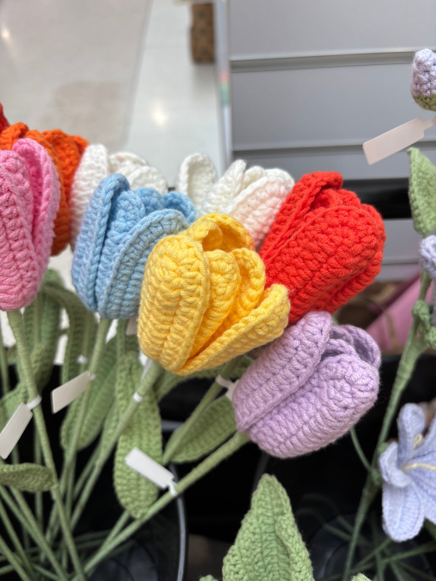 Handmade Crochet Tulip Flower
