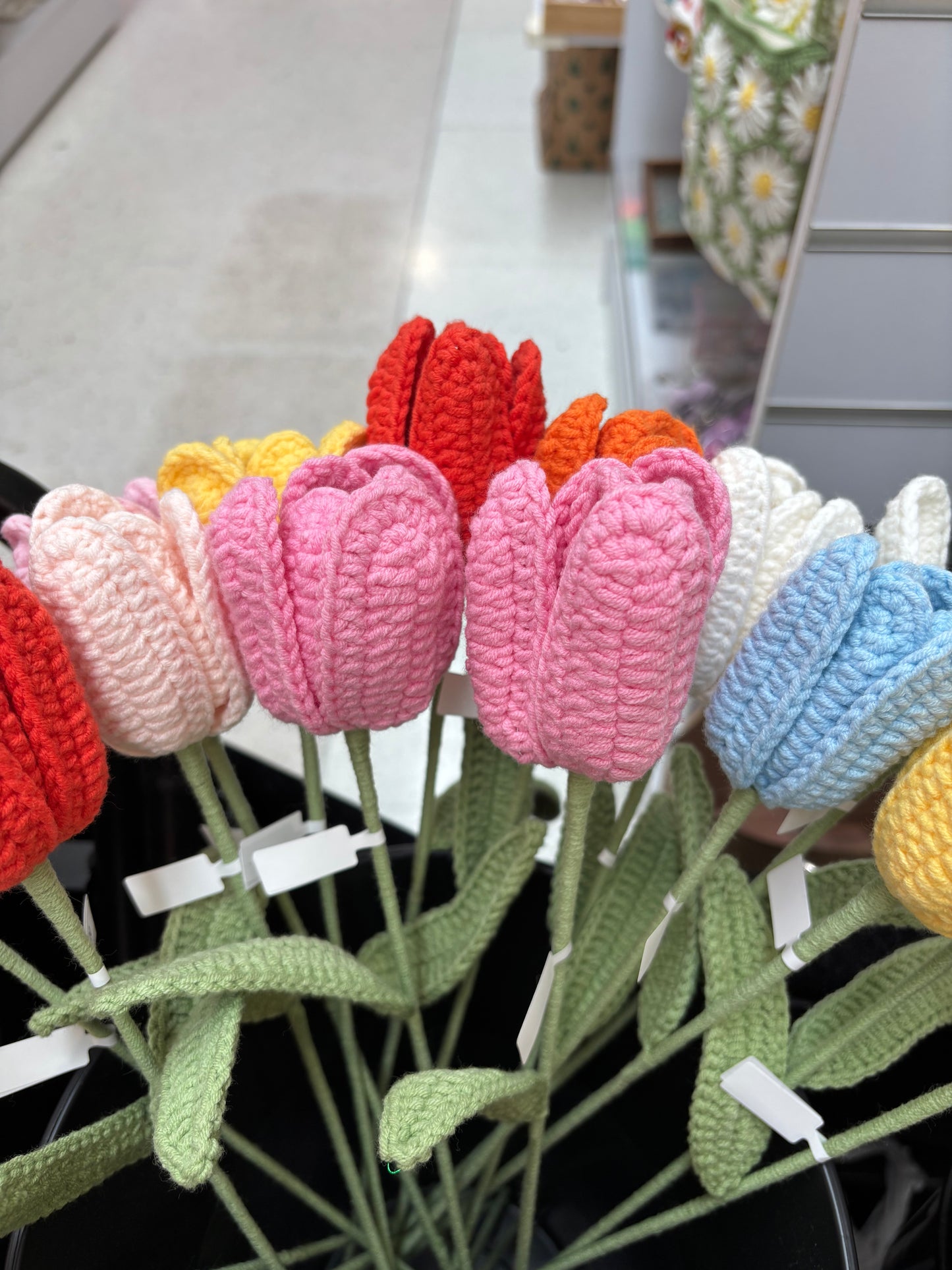 Handmade Crochet Tulip Flower