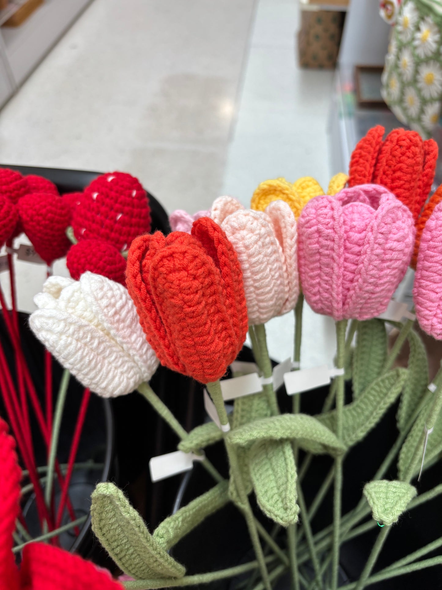 Handmade Crochet Tulip Flower