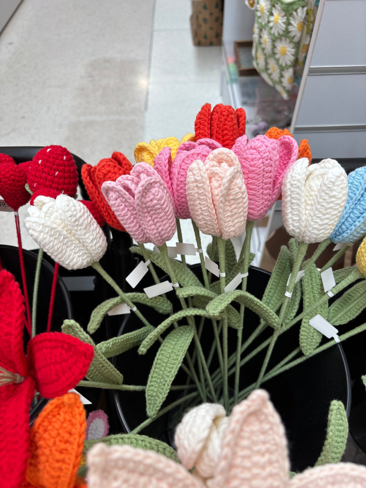 Handmade Crochet Tulip Flower