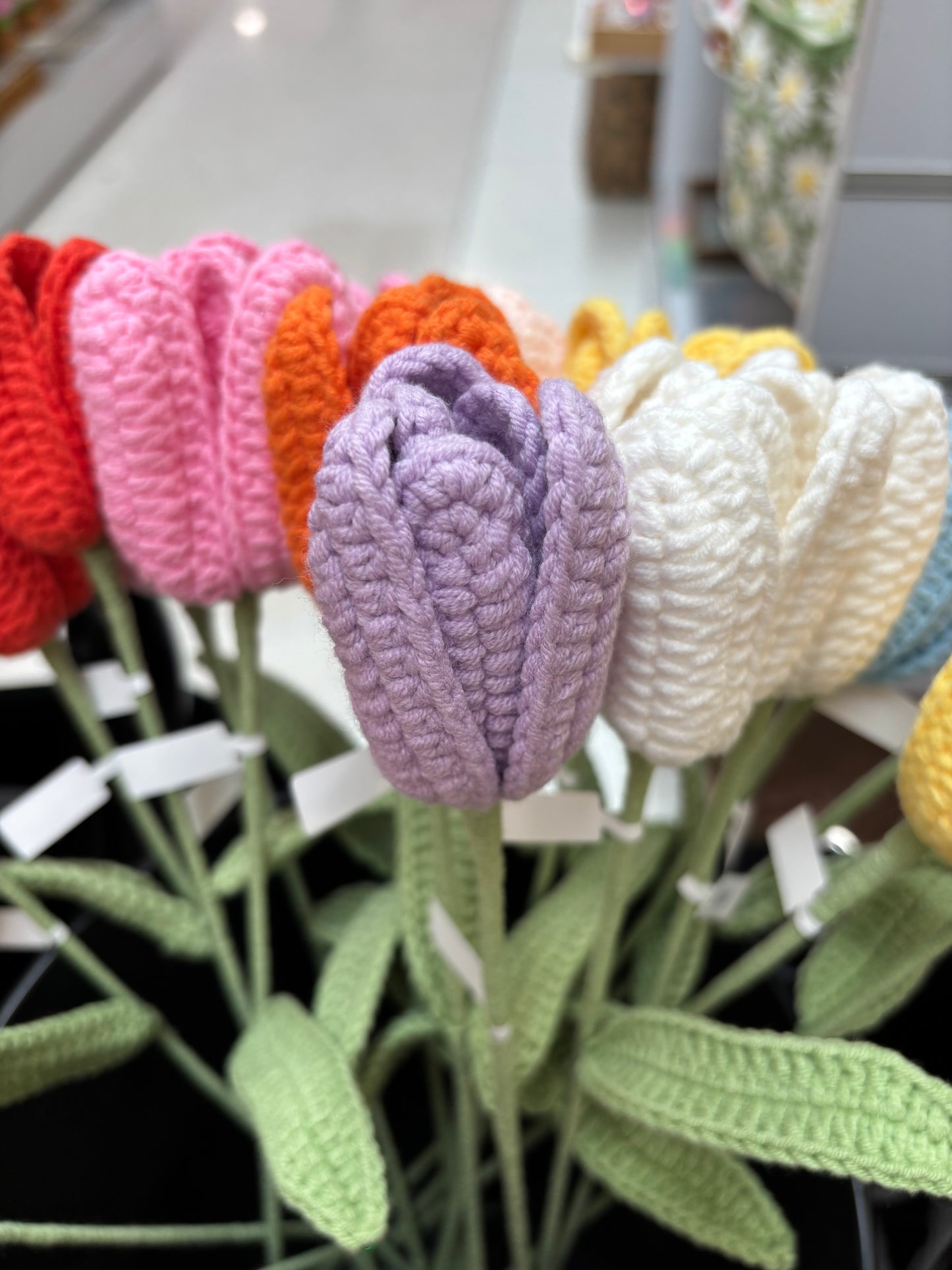 Handmade Crochet Tulip Flower