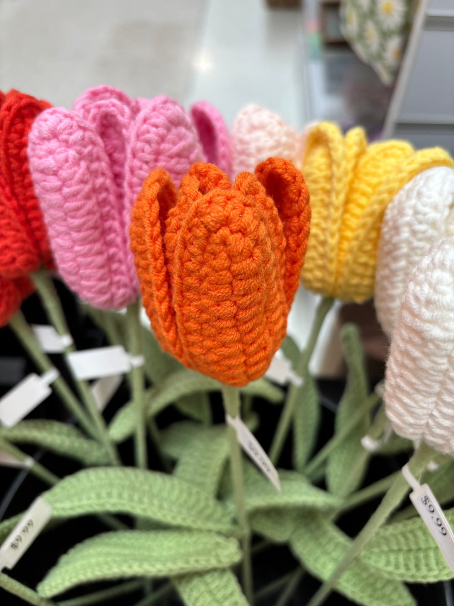 Handmade Crochet Tulip Flower