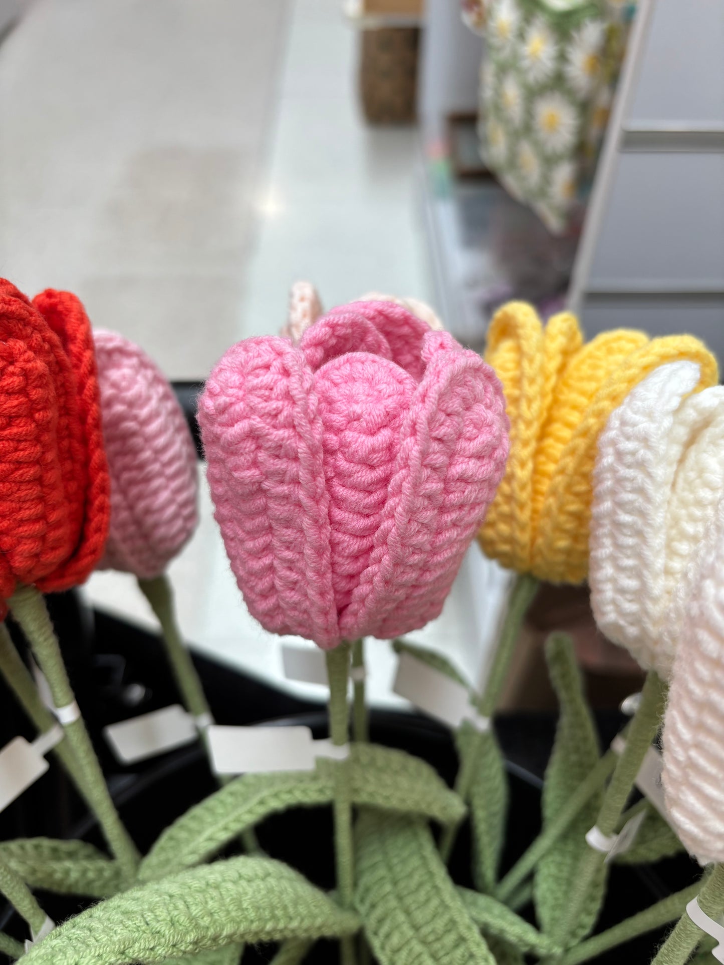 Handmade Crochet Tulip Flower
