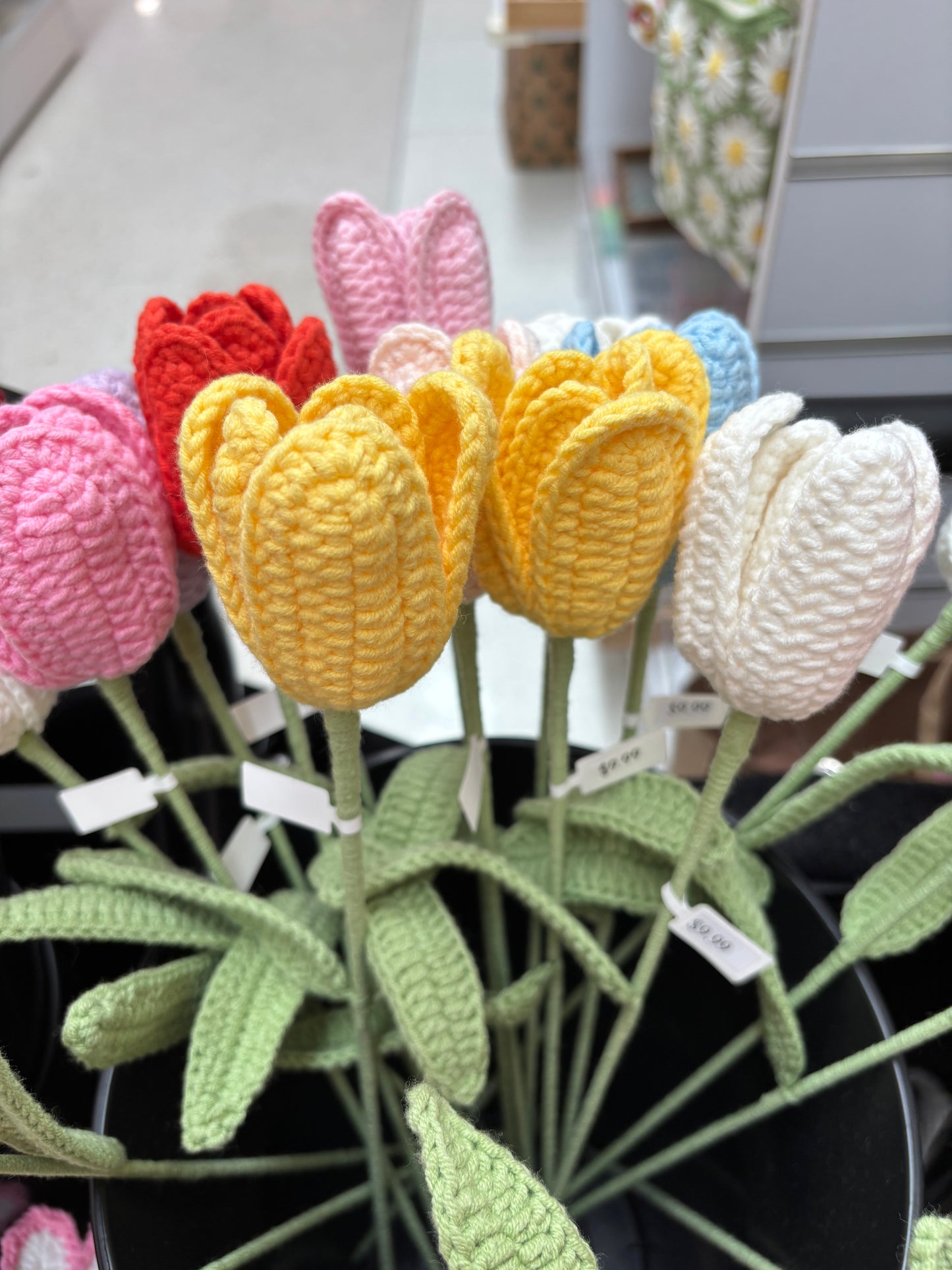 Handmade Crochet Tulip Flower