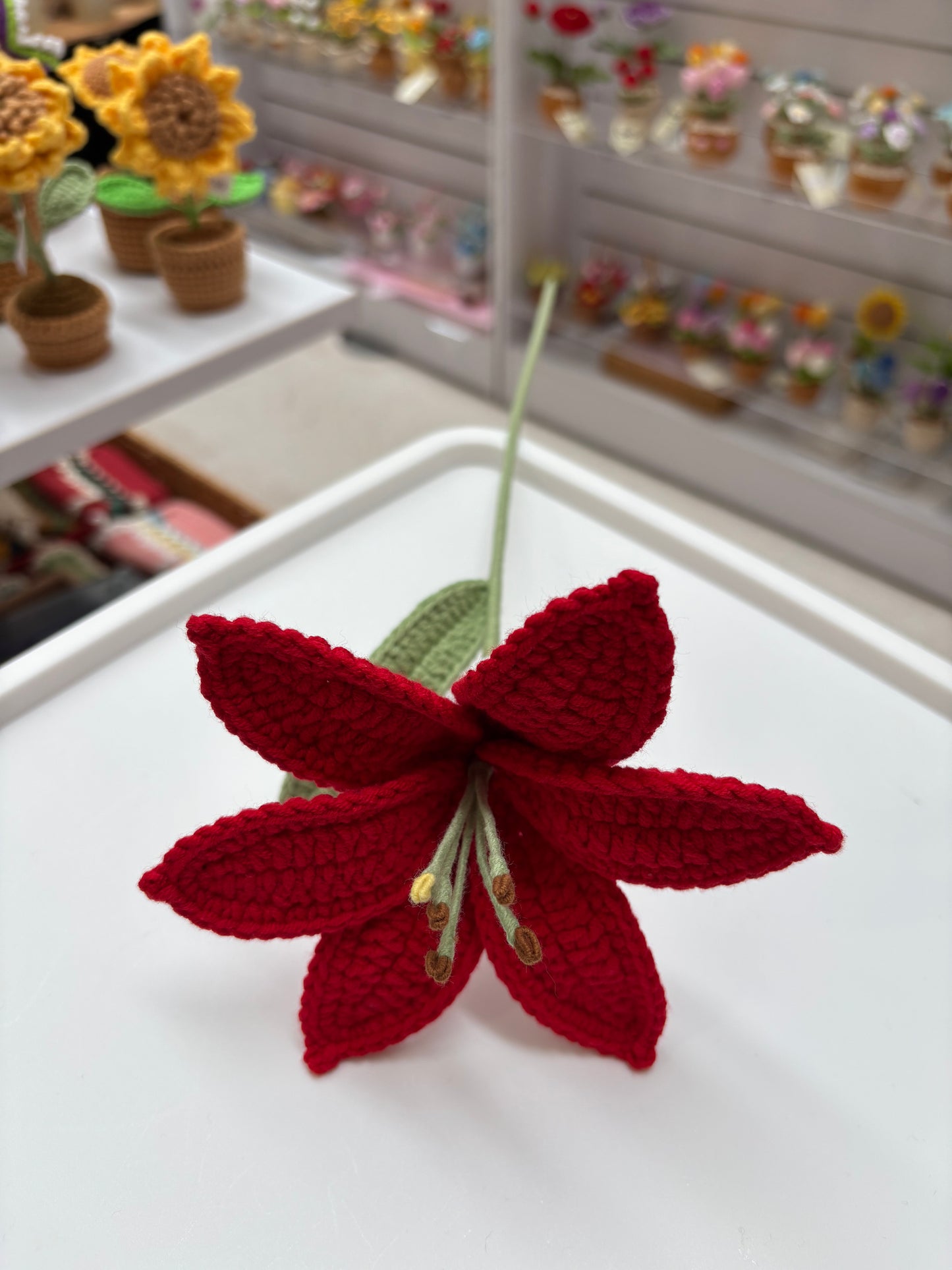 Handmade Crochet Lily Flowers
