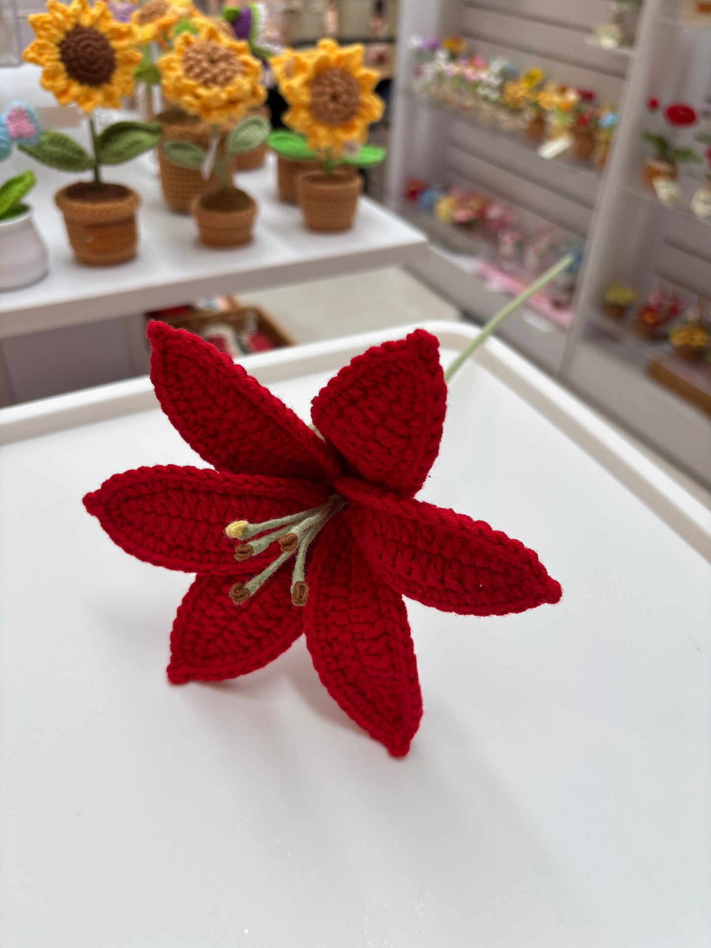 Handmade Crochet Lily Flowers