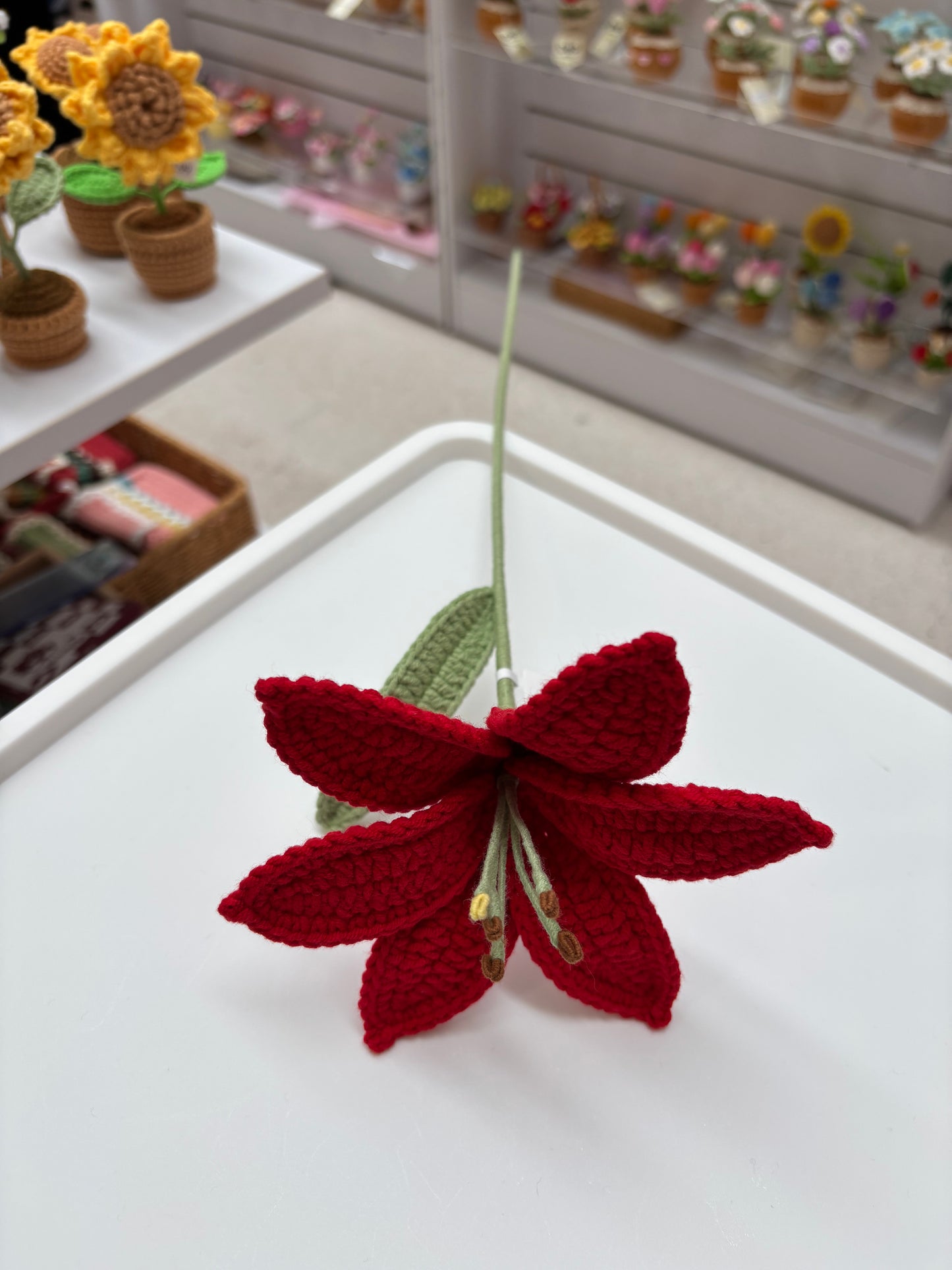 Handmade Crochet Lily Flowers