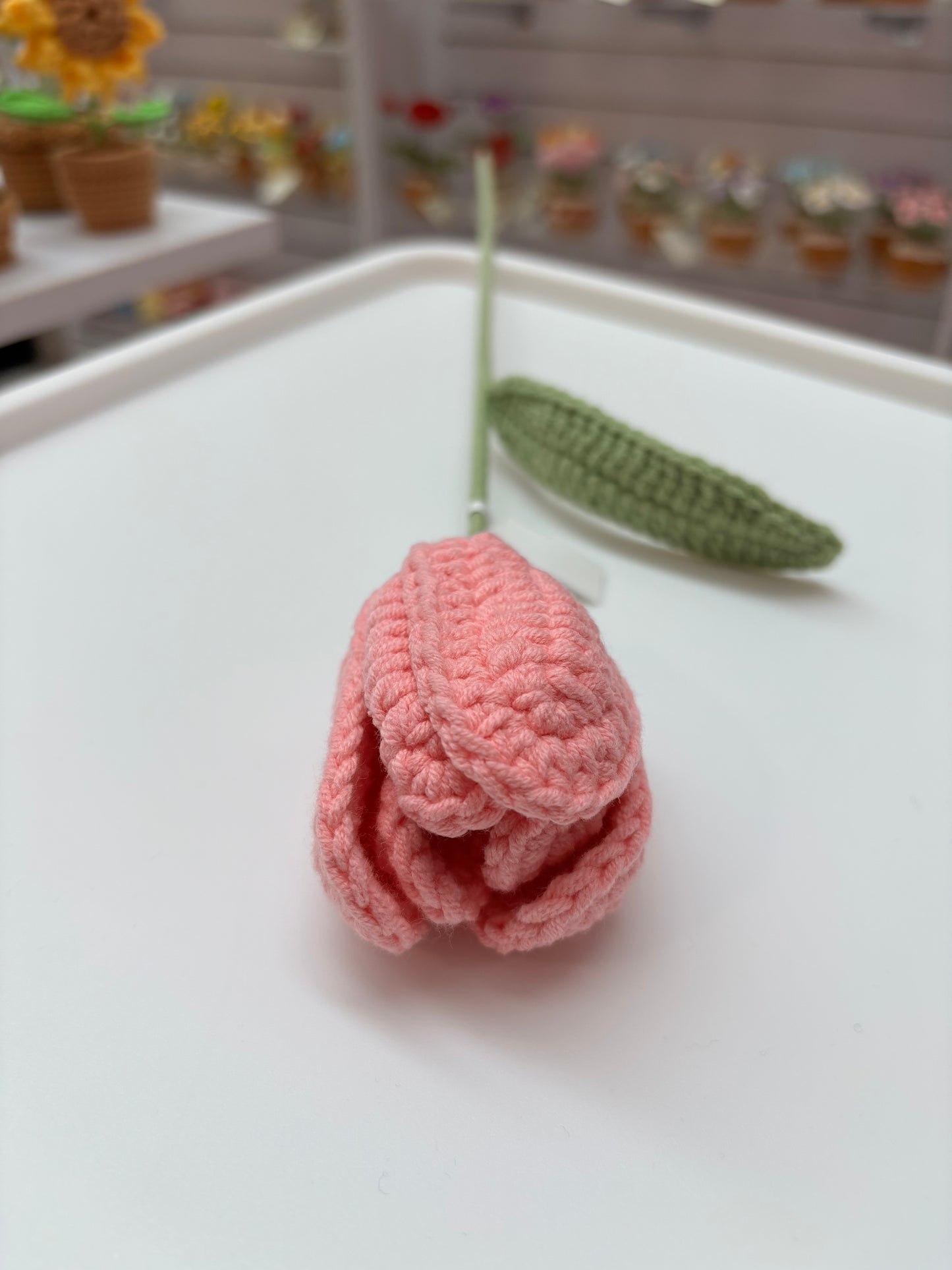 Handmade Crochet Tulip Flower