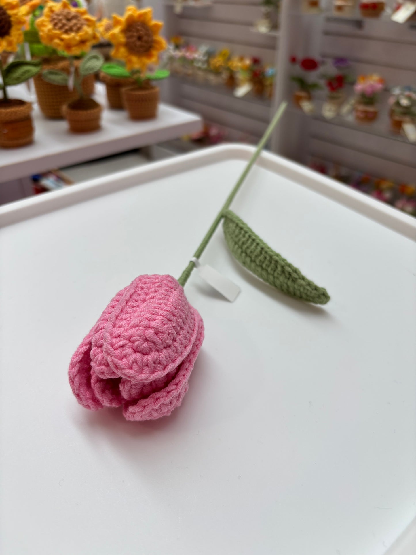 Handmade Crochet Tulip Flower