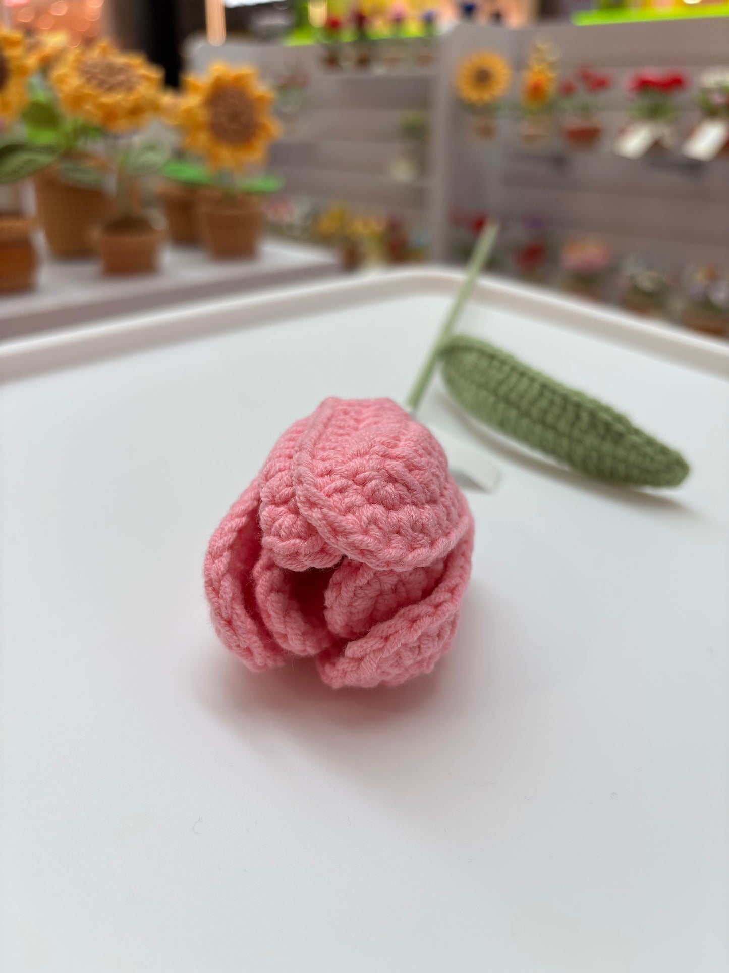 Handmade Crochet Tulip Flower
