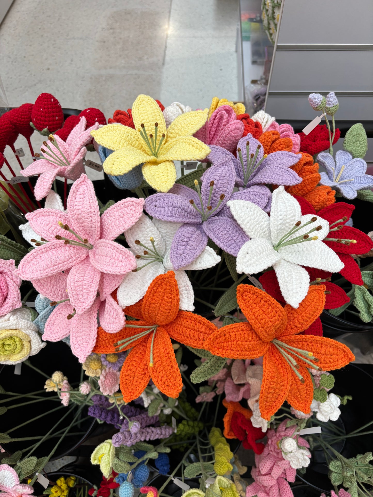 Handmade Crochet Lily Flowers