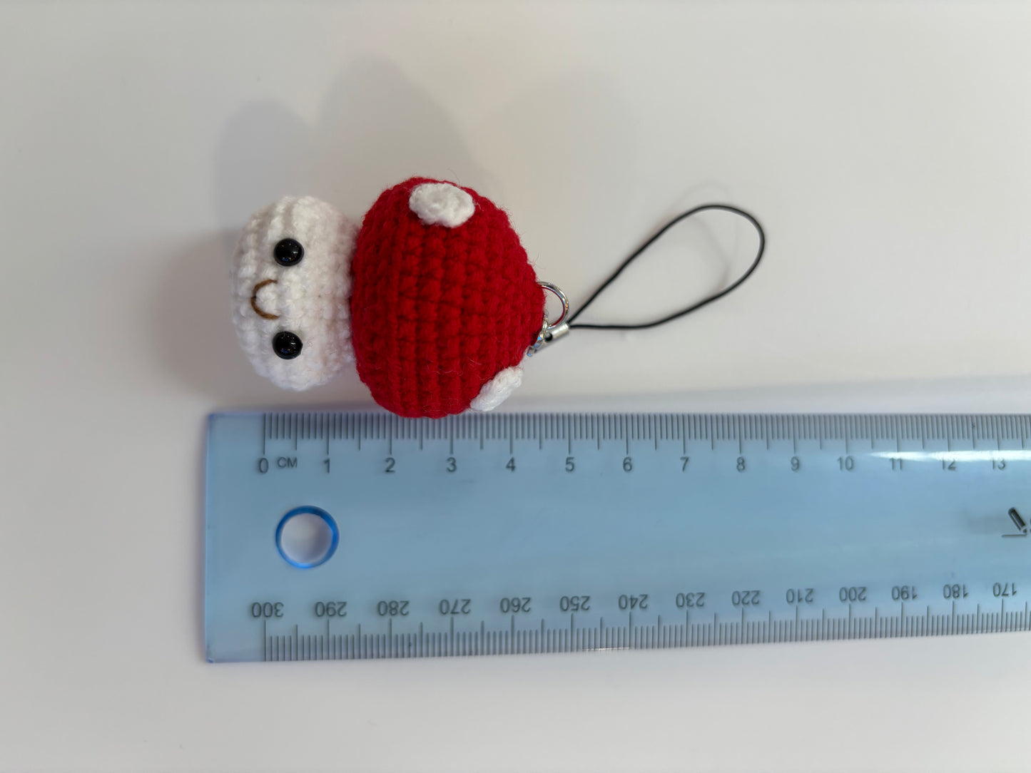 Cute Crochet Mushroom Keychain – Handcrafted Amigurumi Charm