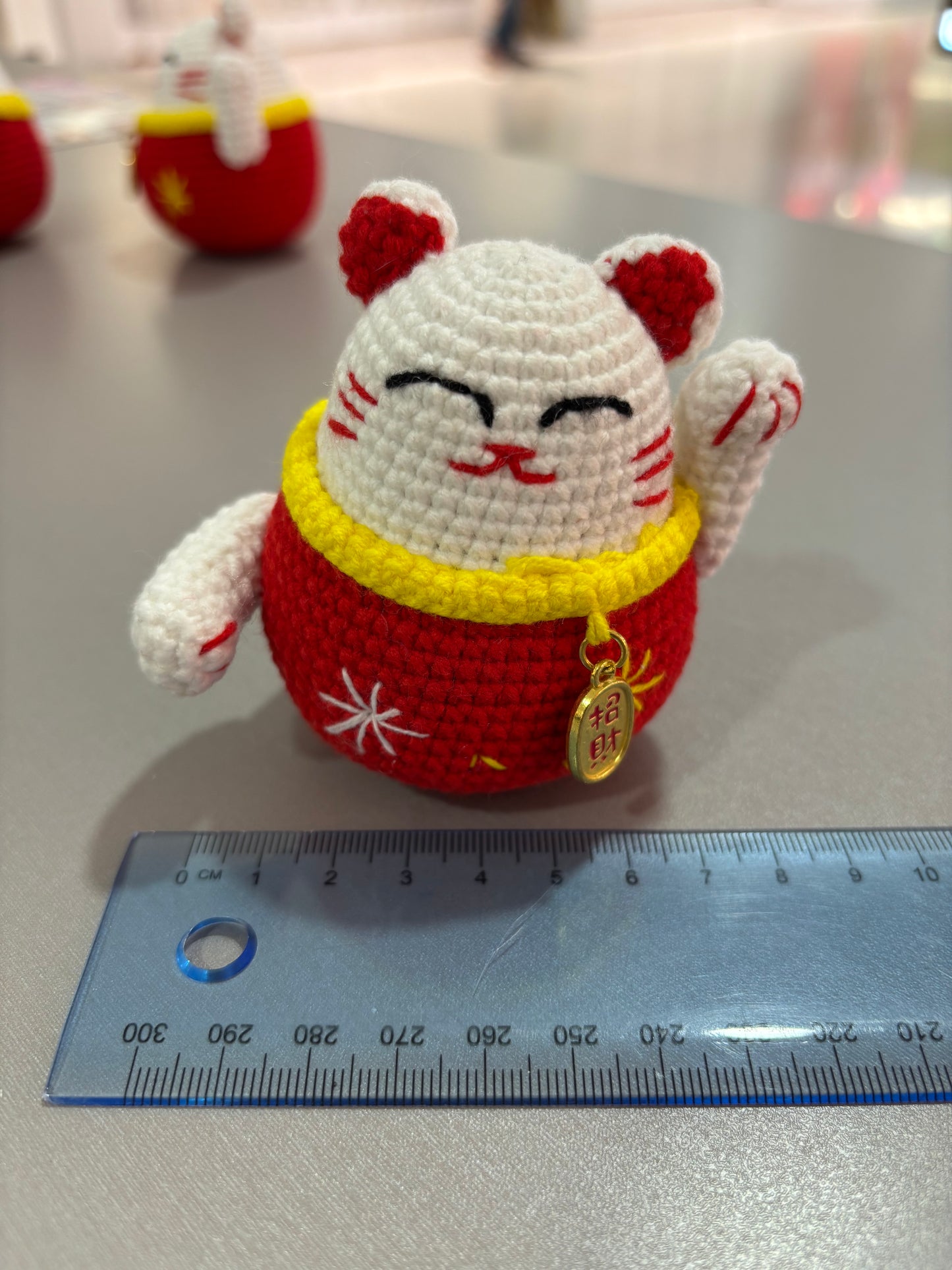 Crochet Maneki Neko – Good Luck Charm