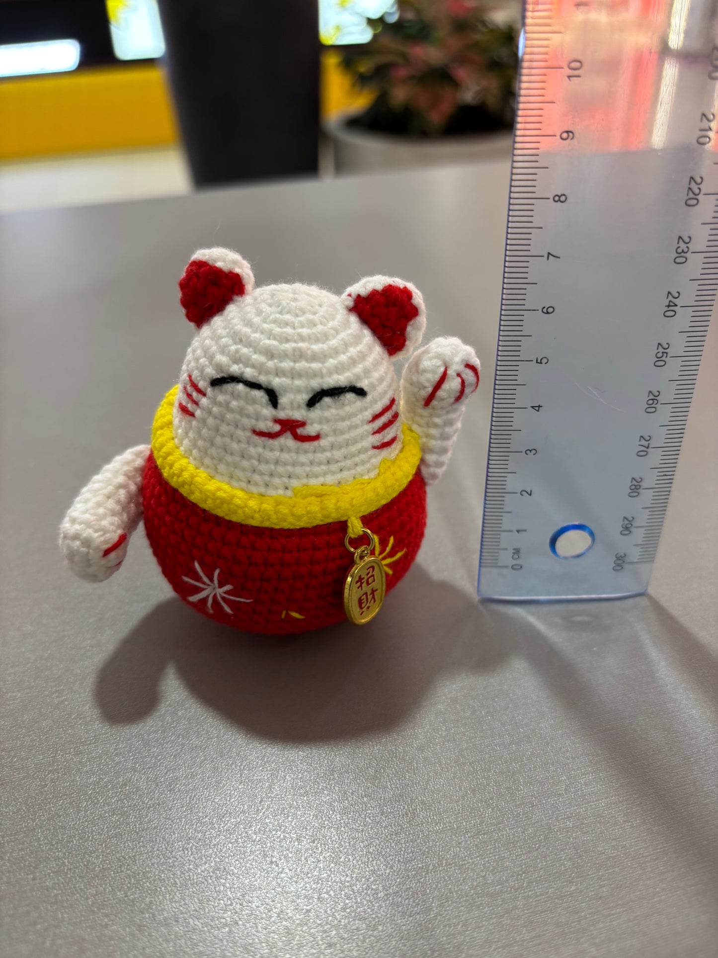 Crochet Maneki Neko – Good Luck Charm
