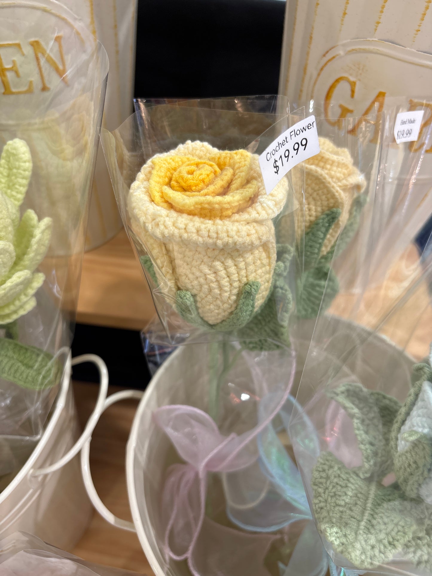 handmade crochet rose