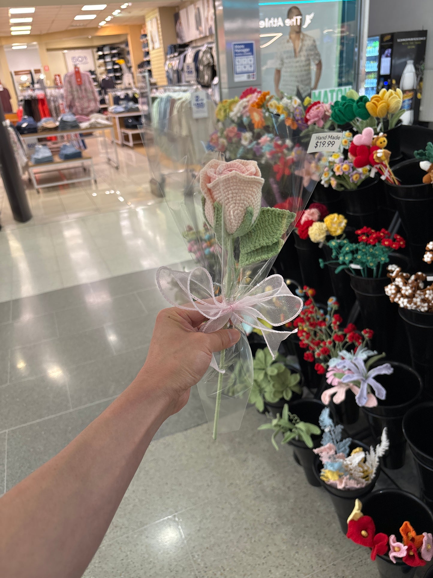 handmade crochet rose