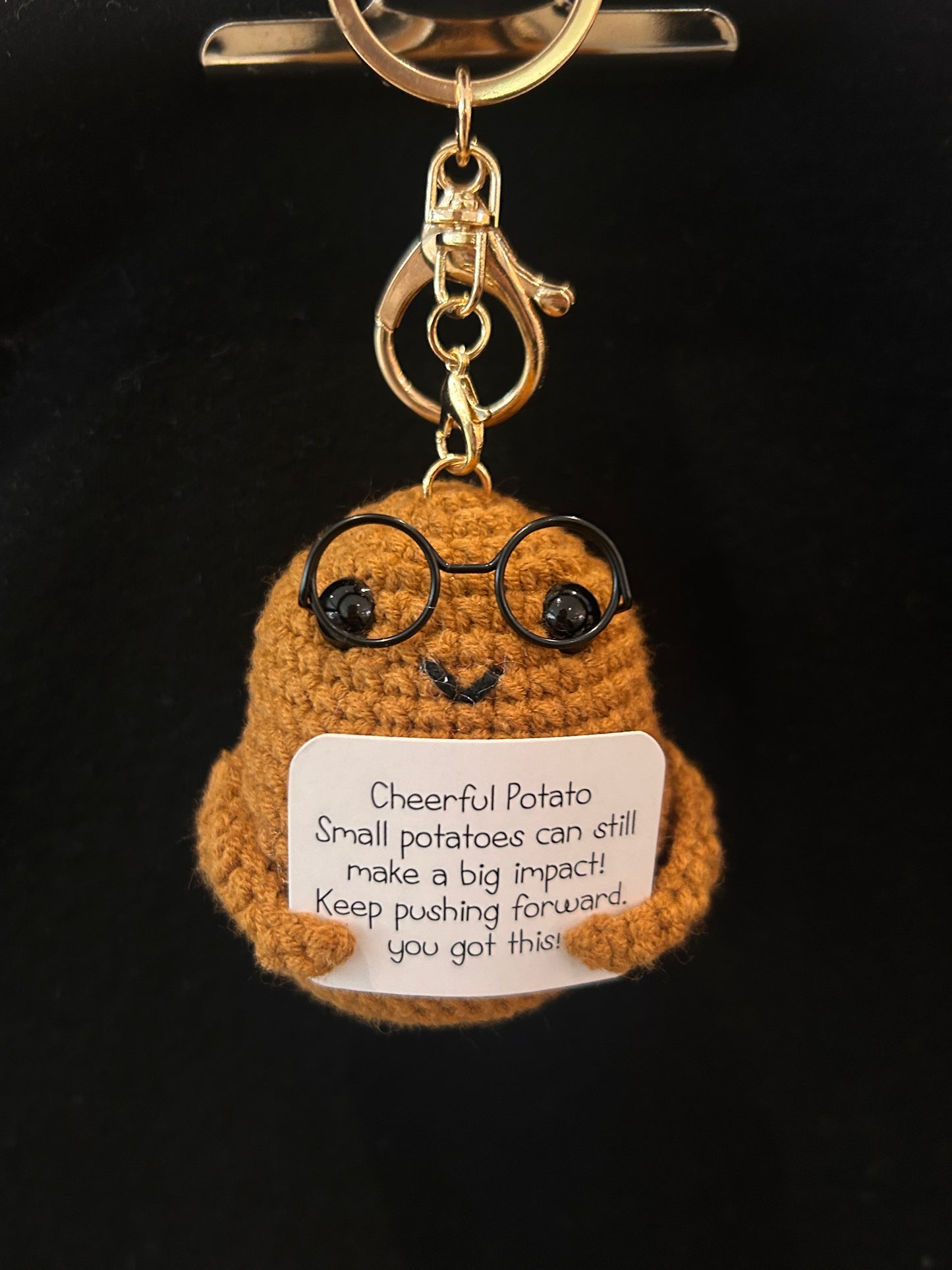 Glasses Potato Keychain