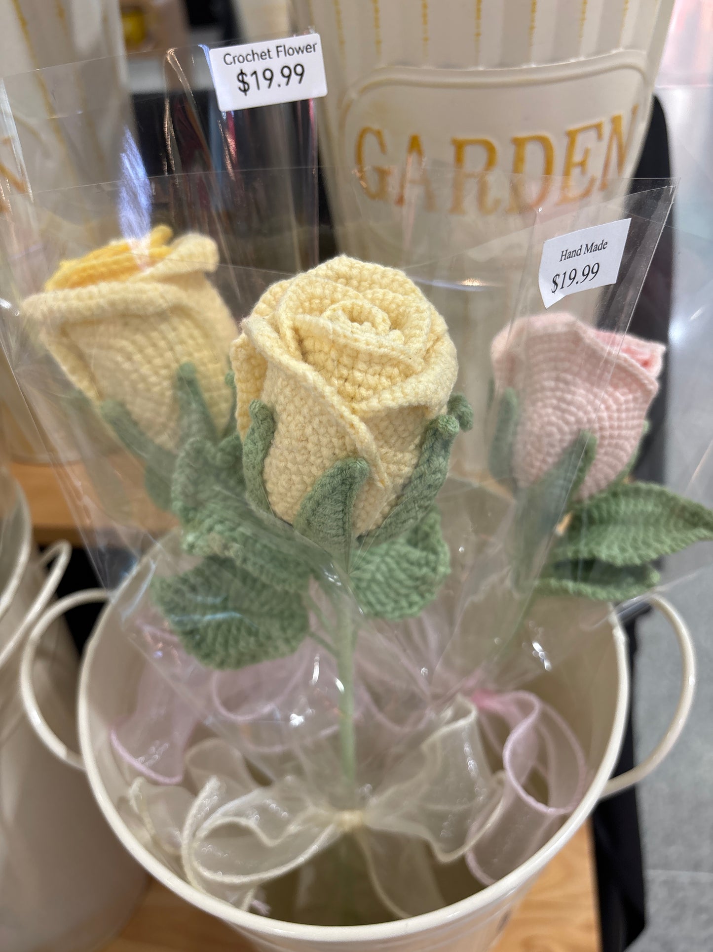 handmade crochet rose