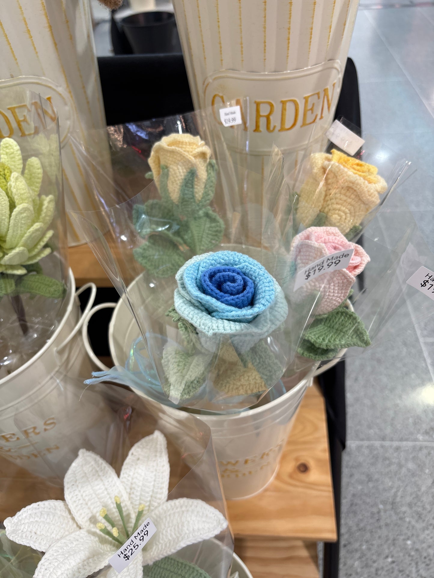 handmade crochet rose