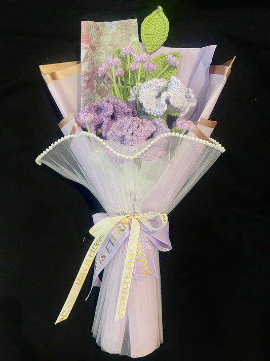 Purple Carnation Bouquet